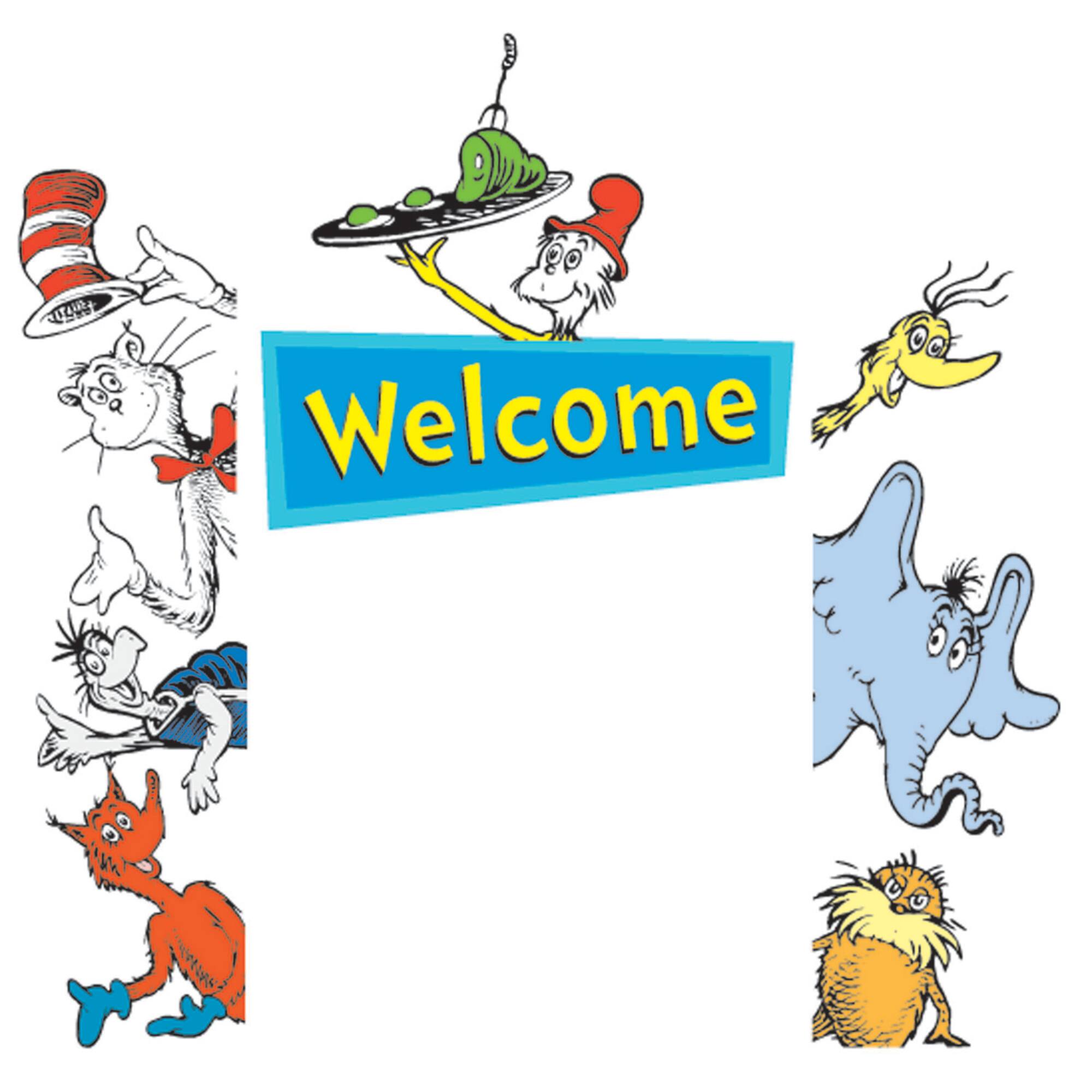 Eureka® Dr. Seuss™ Welcome Go-Arounds®, 3 Sets of 8 per Sheet